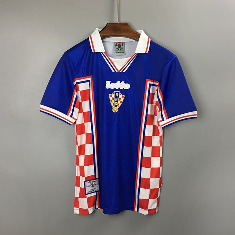 Croatia away 1998 Retro Football Shirt