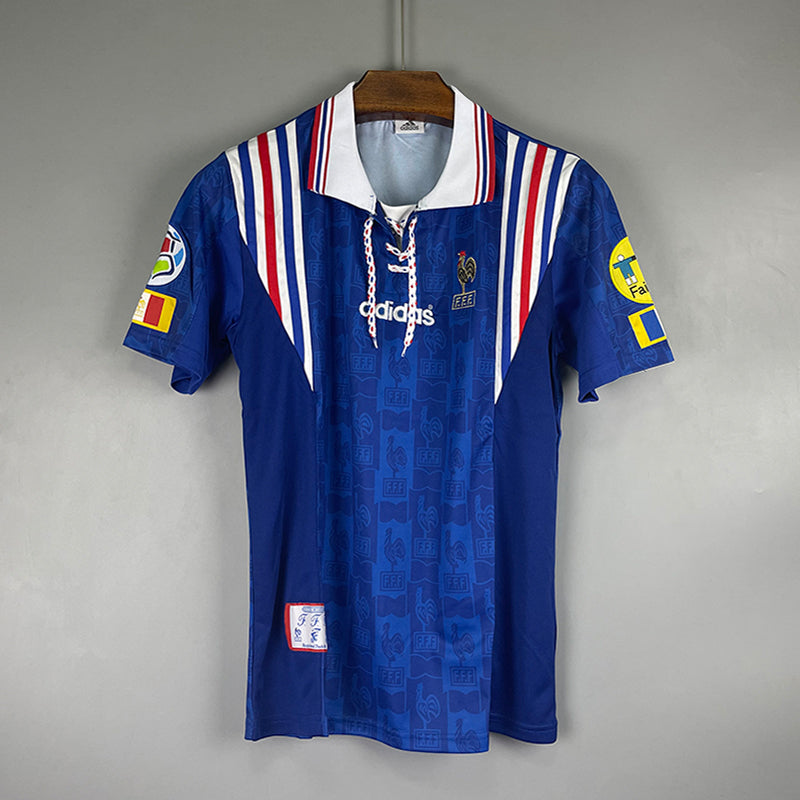 France Home 1996 Retro Football Shirt
