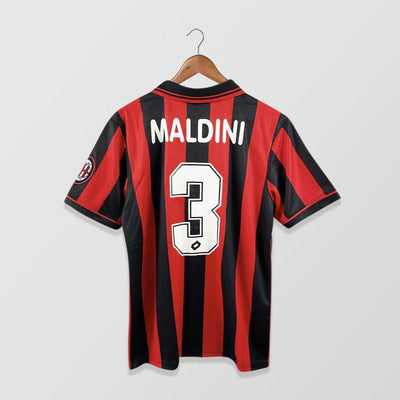 AC Milan 1996/97 Home - Retro Football Shirt - Maldini 3