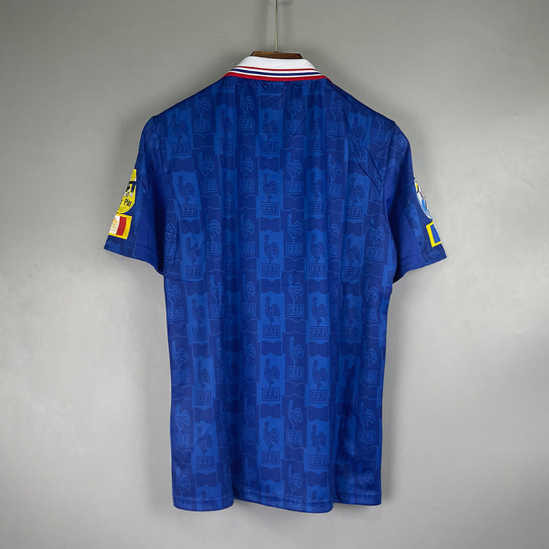 France Home 1996 Retro Football Shirt
