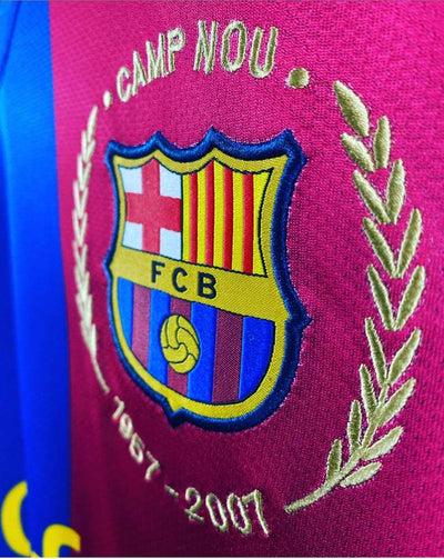 Barcelona 2007/08 Home - Retro Football Shirt - MESSI 19