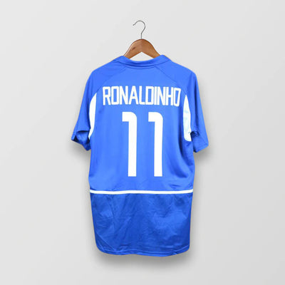 Brazil 2002 Away - Retro Football Shirt - RONALDINHO 11