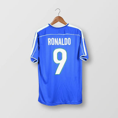 Brazil 1998 Away - Retro Football Shirt - RONALDO 9