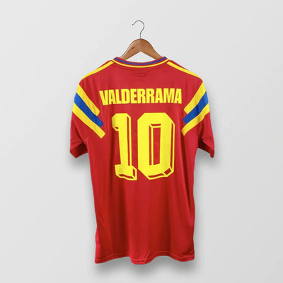 Columbia 1990 AWAY - Retro Football Shirt - VALDERRAMA 10