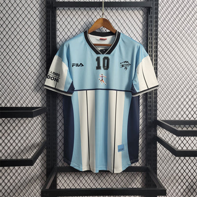 Argentina 2001 Maradona #10 Commemorative Edition Retro football shirt