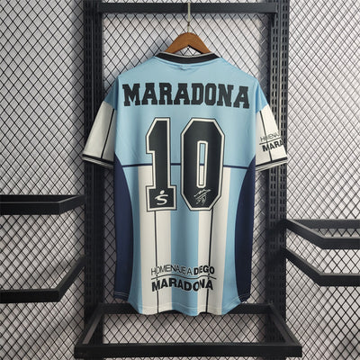 Argentina 2001 Maradona #10 Commemorative Edition Retro football shirt