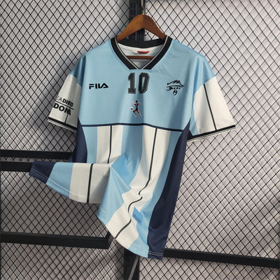 Argentina 2001 Maradona #10 Commemorative Edition Retro football shirt