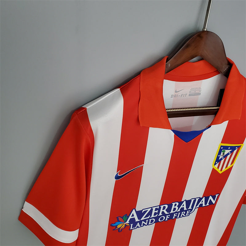 Atletico Madrid Home 2013/14 Retro Football Shirt
