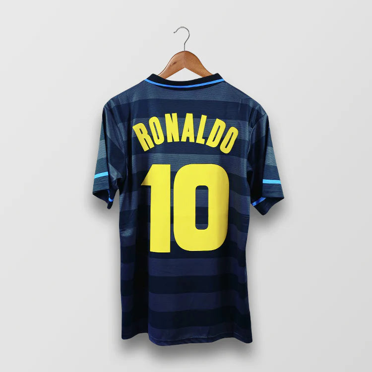 Inter Milan 1997-98 Third - Retro Football Shirt - RONALDO 10